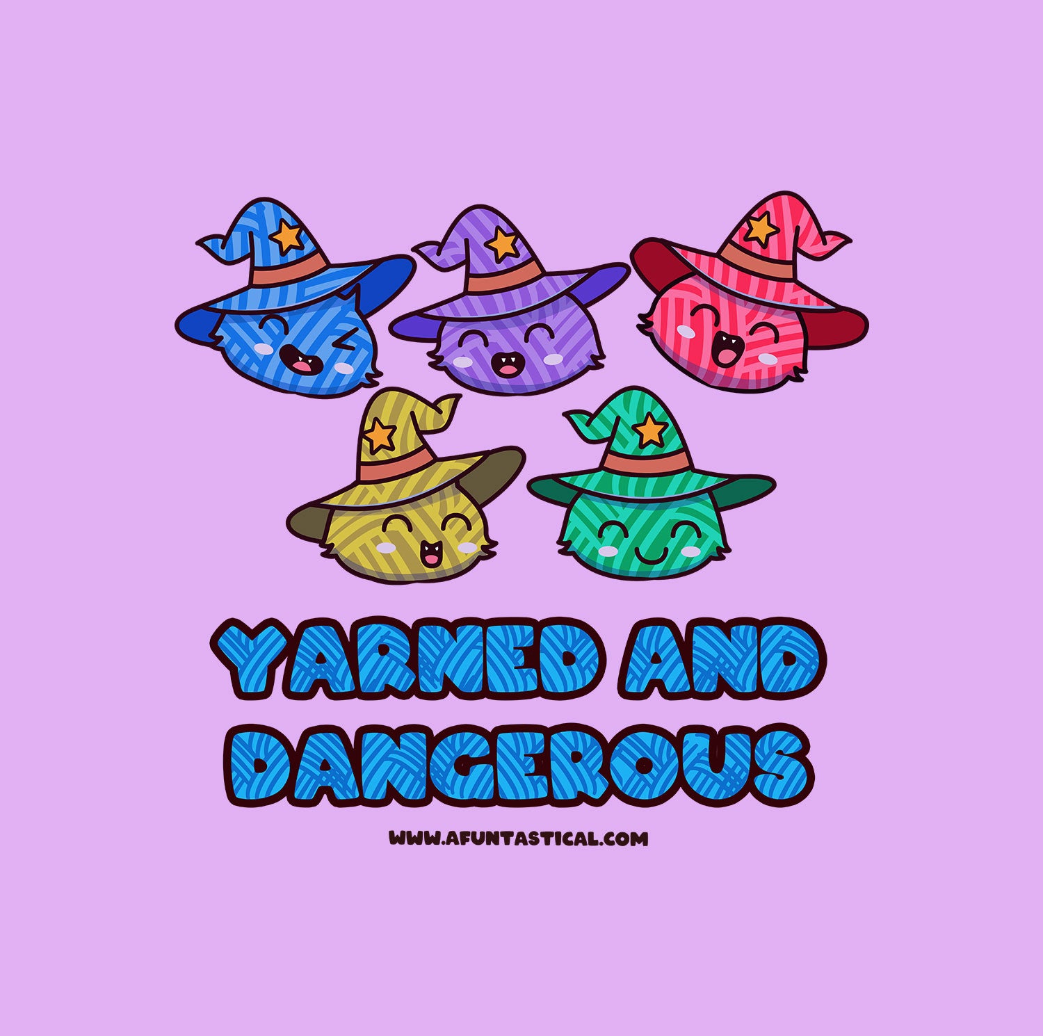 Fluffy's Yarned and Dangerous Softstyle Tee